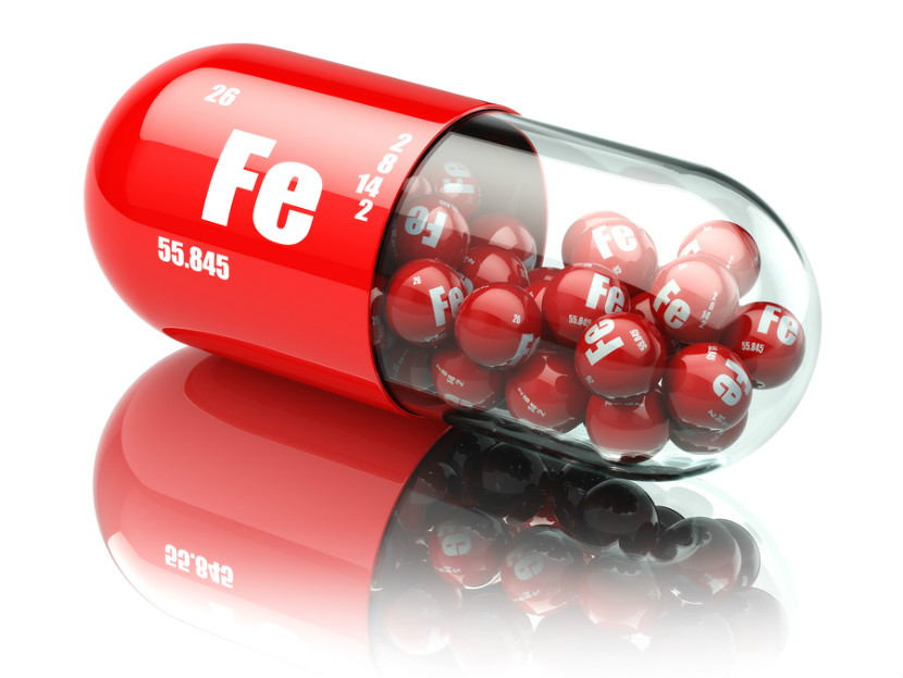 iron supplements in a capsule
